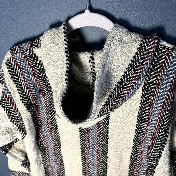 Baja Joe multicolored knitted hooded long sleeve sweater Size Medium - Picture 3 of 12